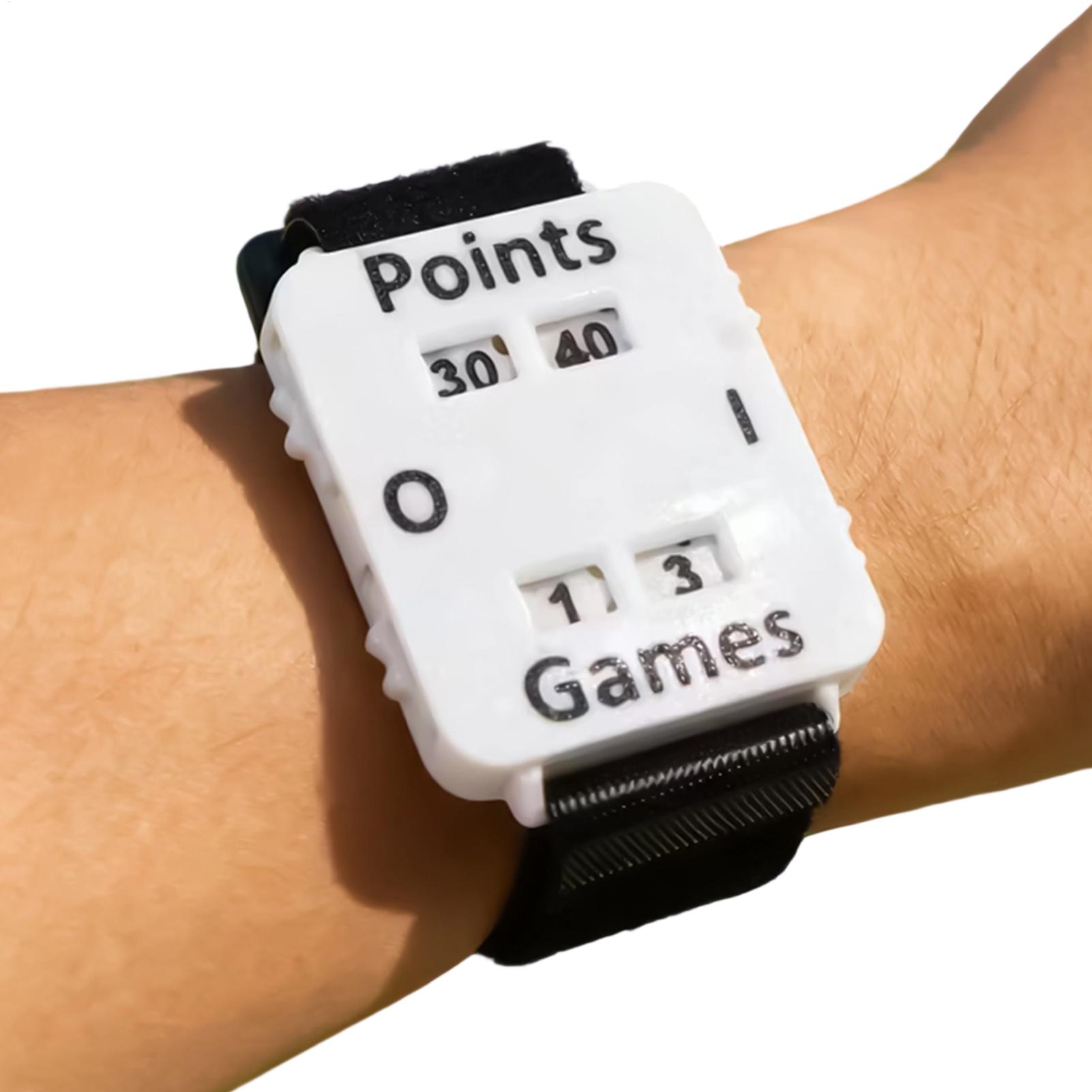Badminton Counter - Portable Cricket Tennis Padel Scorer Wristband