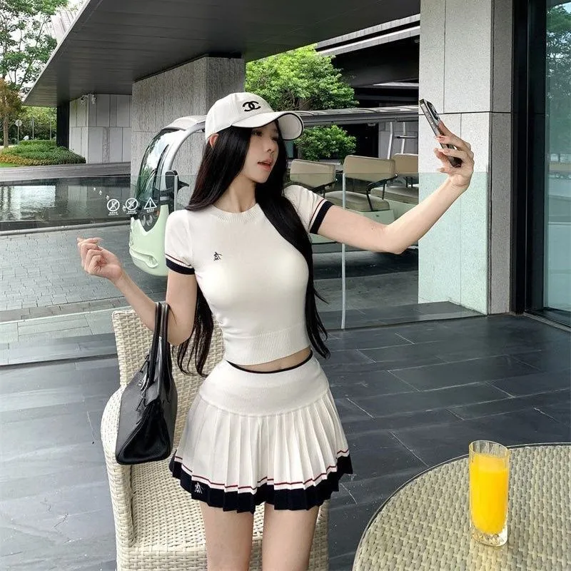 Badminton Korea - Korean Summer Two-piece Suit Casual Tennis