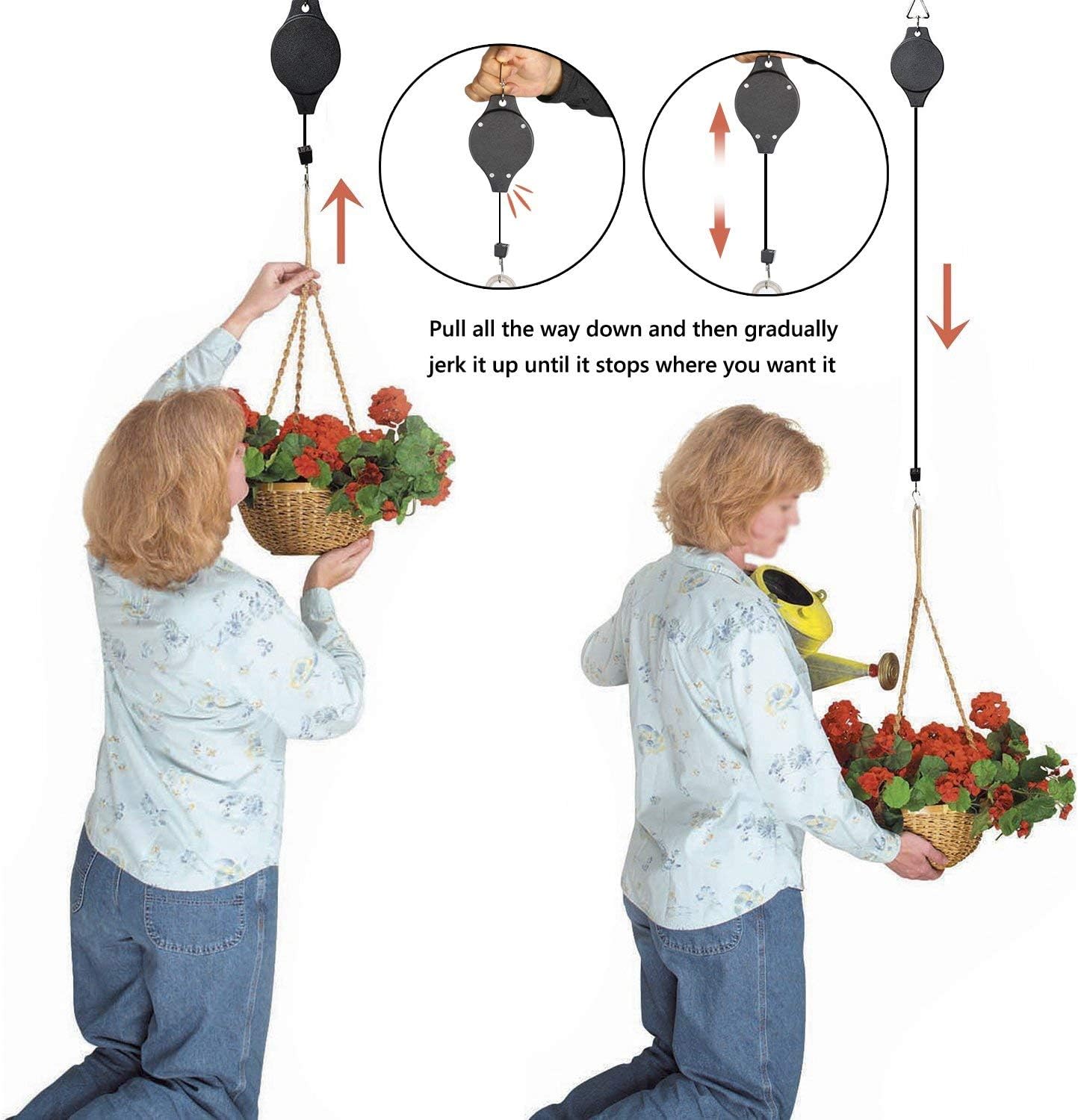 Retractable Plant Pulley Hangi - String Tension Clip review and price