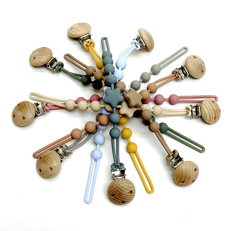 1/18pcs Teether Chain Baby Sil - String Tension Clip review and price