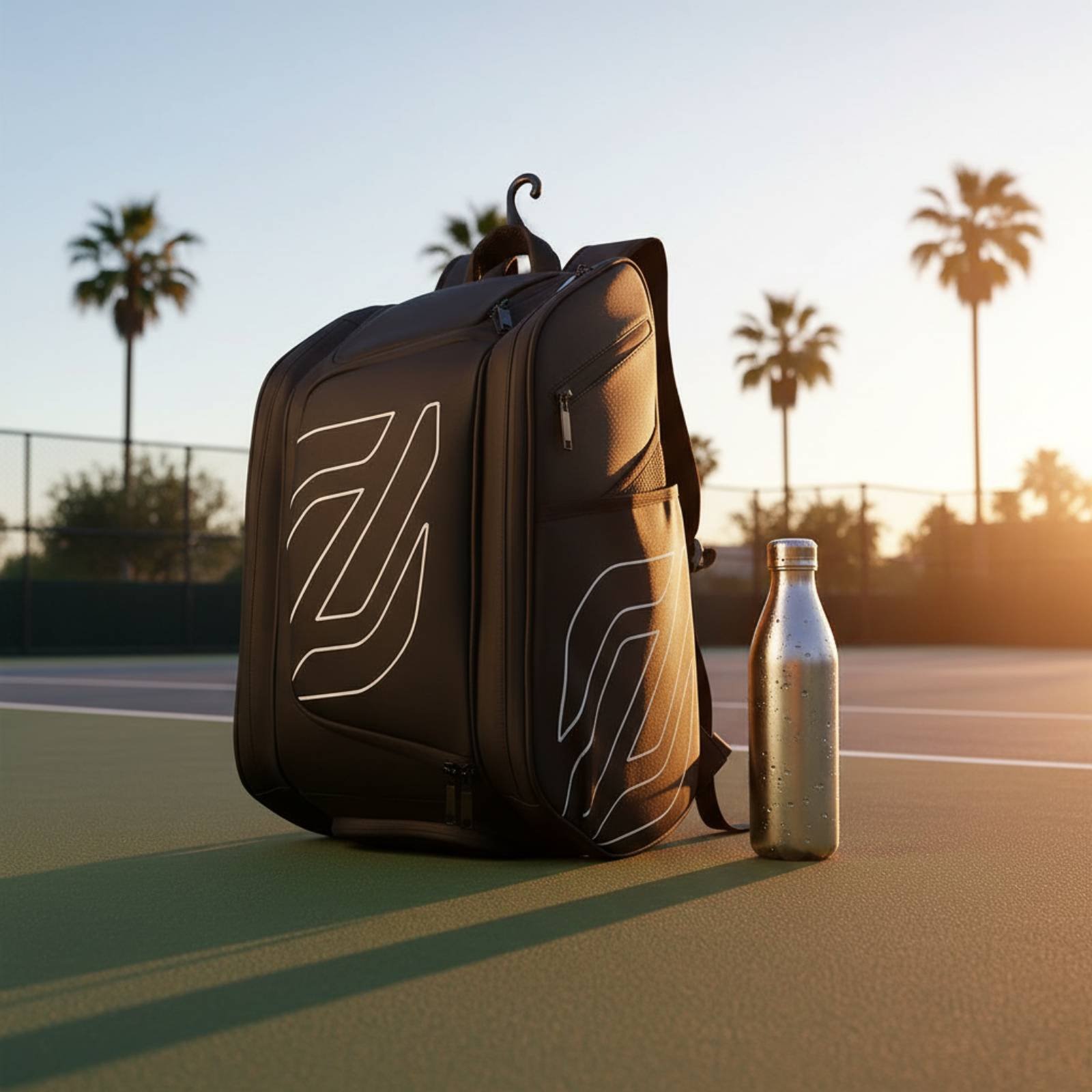 Pickleball Backpack Side Pocke - Badminton Field review and price
