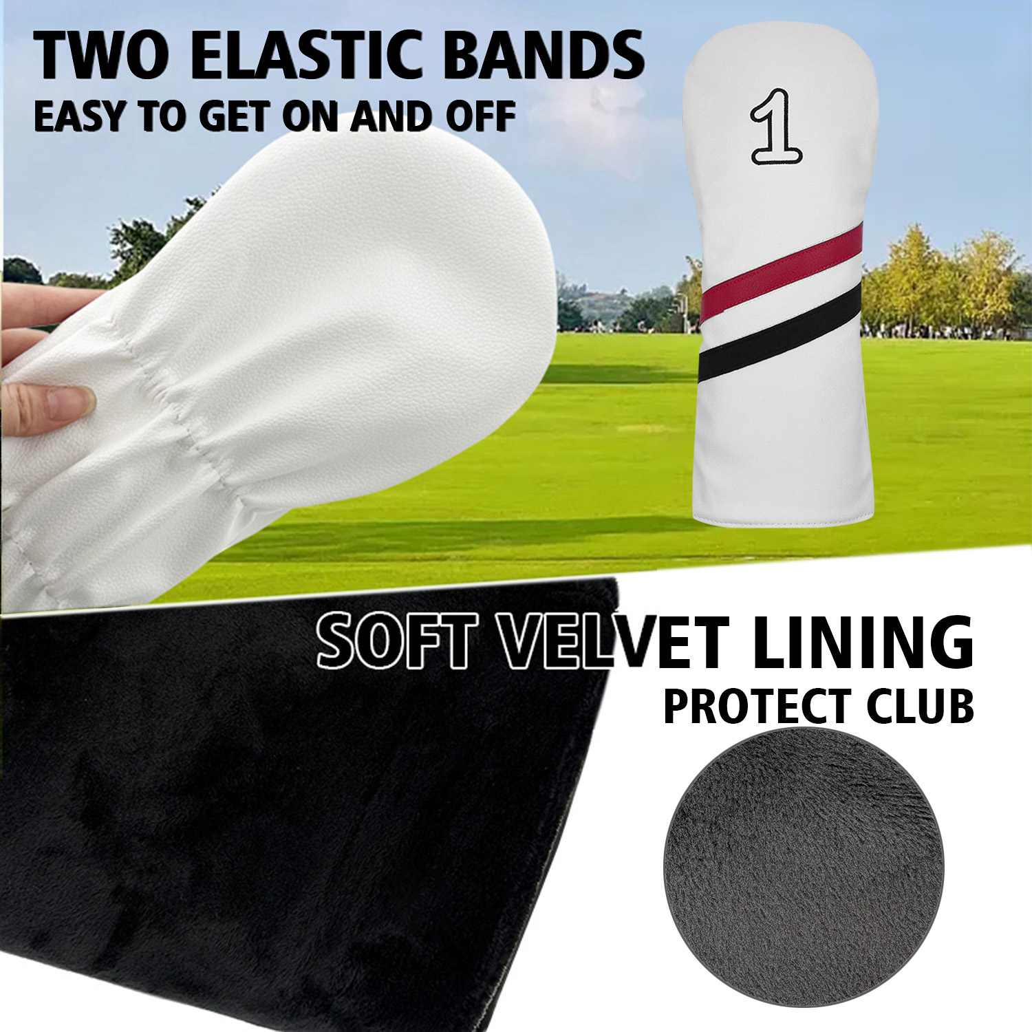 1/4pcs Golf Club Cover, Number - Badminton Club review and price