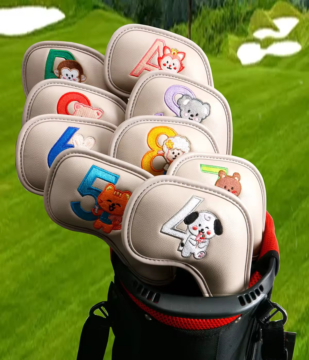 9Pcs Cute Cartoon Animal Golf  - Badminton Club review and price