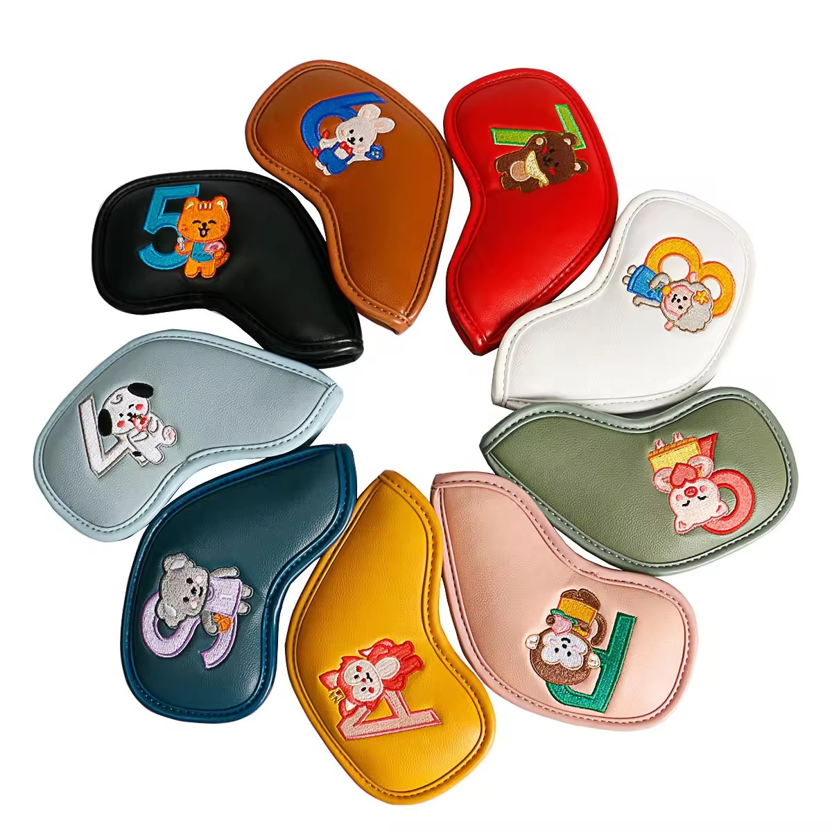 9Pcs Cute Cartoon Animal Golf  - Badminton Club review and price